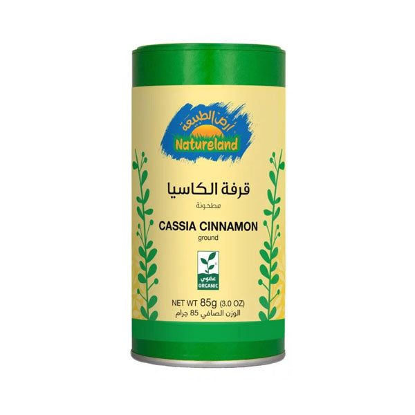 أرض الطبيعة قرفة الكاسيا مطحونة عضوى