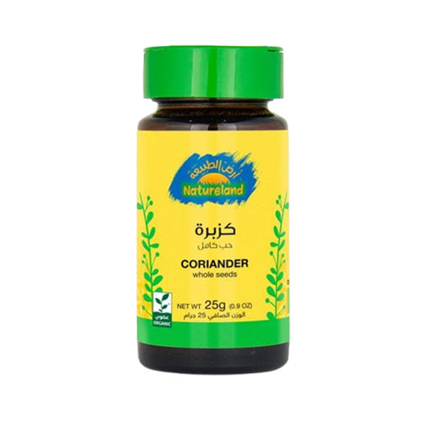 أرض الطبيعة كزبرة حب كامل عضوي