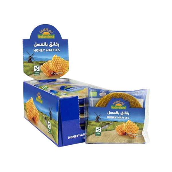 أرض الطبيعة رقائق وافل بالعسل