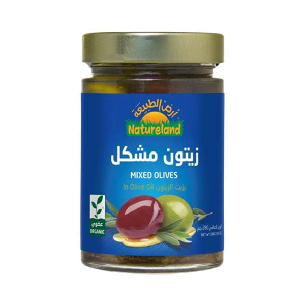 أرض الطبيعة زيتون مشكل بزيت الزيتون