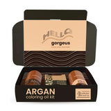 Argan Hair Coloring Oil Kit Dark Brown 3.0