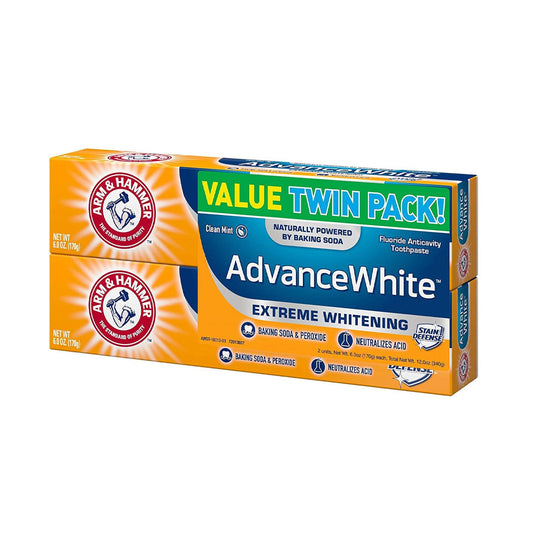 ارم & هامر معجون اسنان تبييض فائق قطعتين |  صيدلية.كوم.