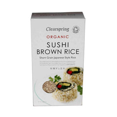 أرز سوشي بني عضوي من كلير سبرينج