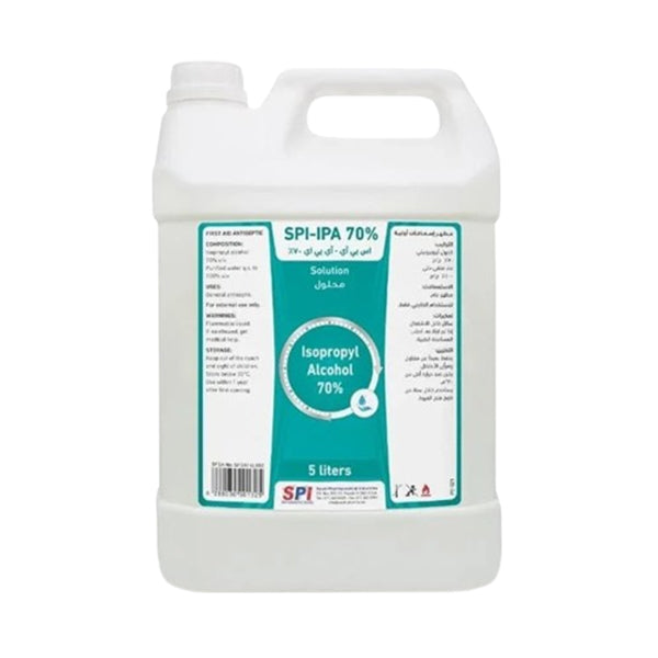 SPI معقم كحول ايزوبروبيل 70% 5 لتر