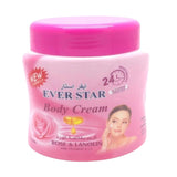 ايفر ستار كريم جسم بخلاصة الورد والفيتامينات