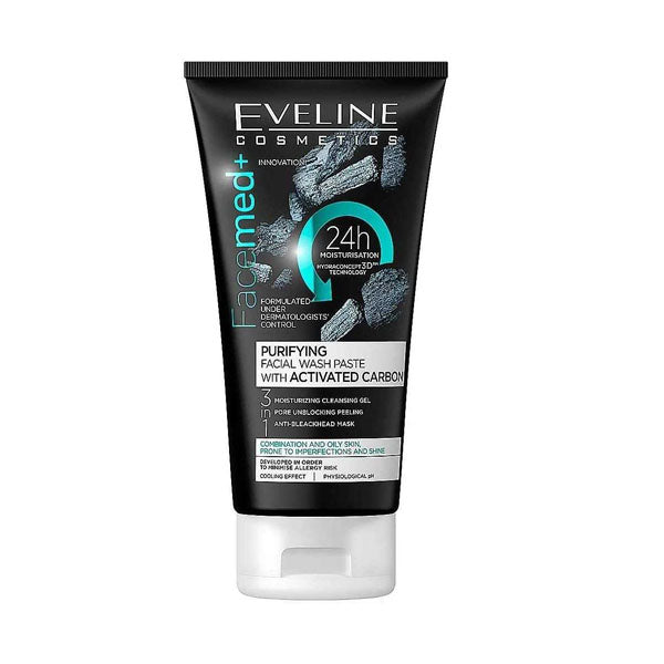 ايفيلين فيس ميد صنفرة منظفة بالكربون النشط