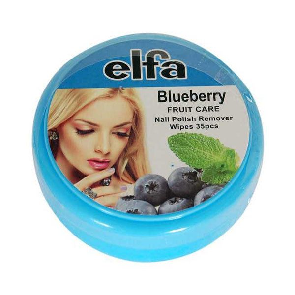 ايلفا مناديل إزالة طلاء الأظافر برائحة التوت البري