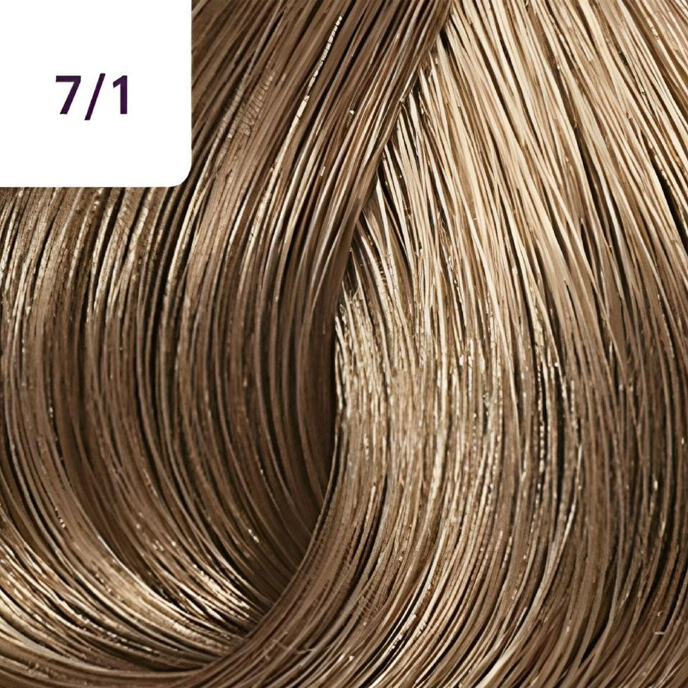 Koleston Hair Dye Kit Medium Ash Blonde 0% Ammonia Delux 7/1