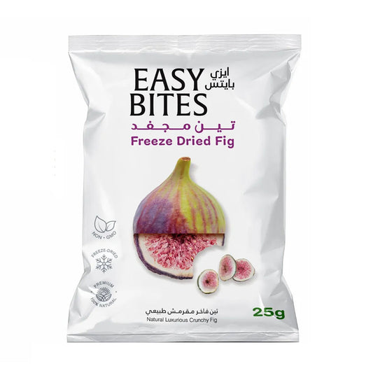 شرائح تين مجفف بالتجميد 25 جم من إيزي بايتس | صيدلية.كوم.