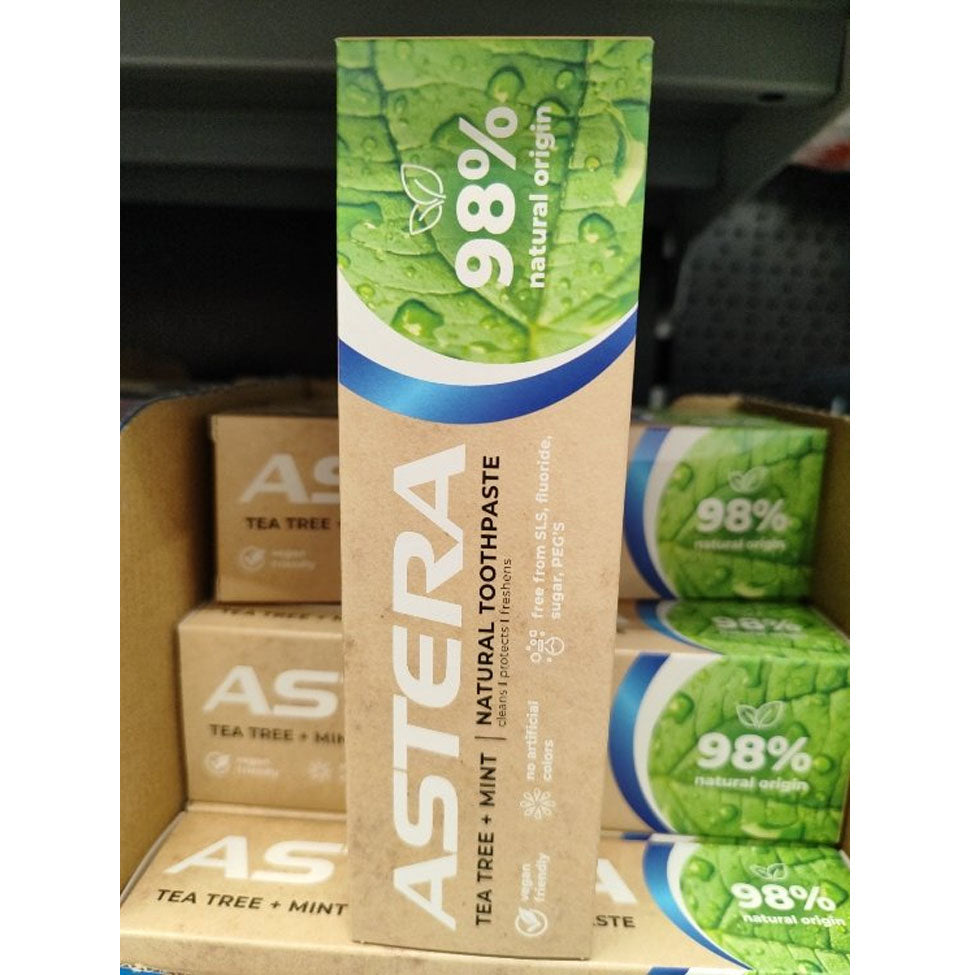 معجون الأسنان بشجرة الشاي والنعناع من استيرا 75 مل | صيدلية.كوم.