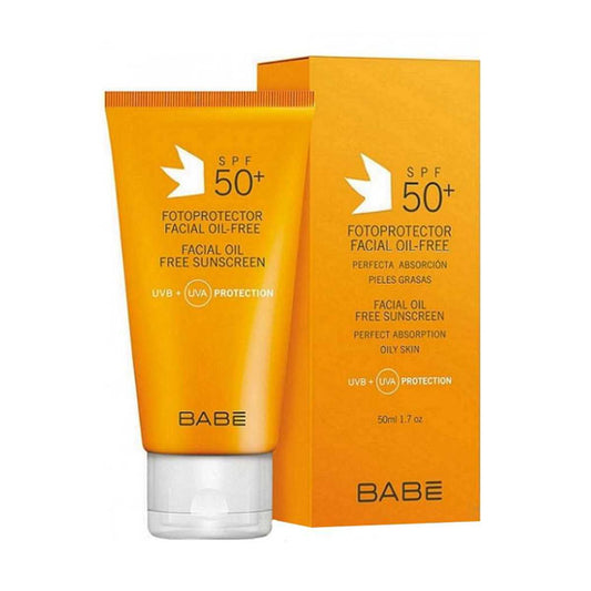 بابي واقي شمس SPF 50 الخالي من الزيت مناسب للبشرة الدهنية 50مل.