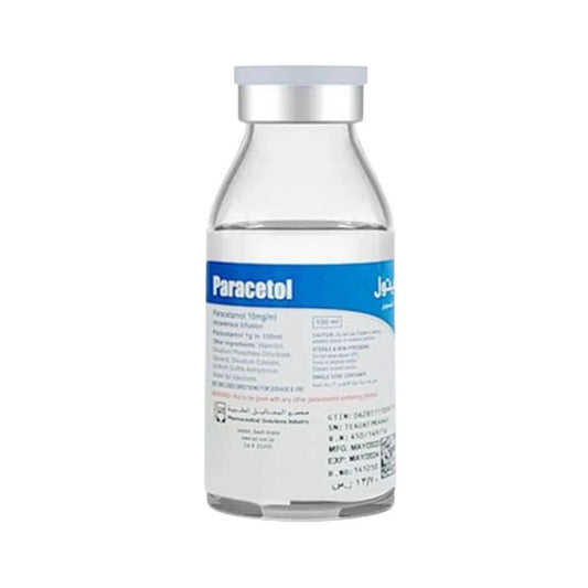 باراسيتول 10 ملجم محلول وريدي 100 مل |  صيدلية.كوم.