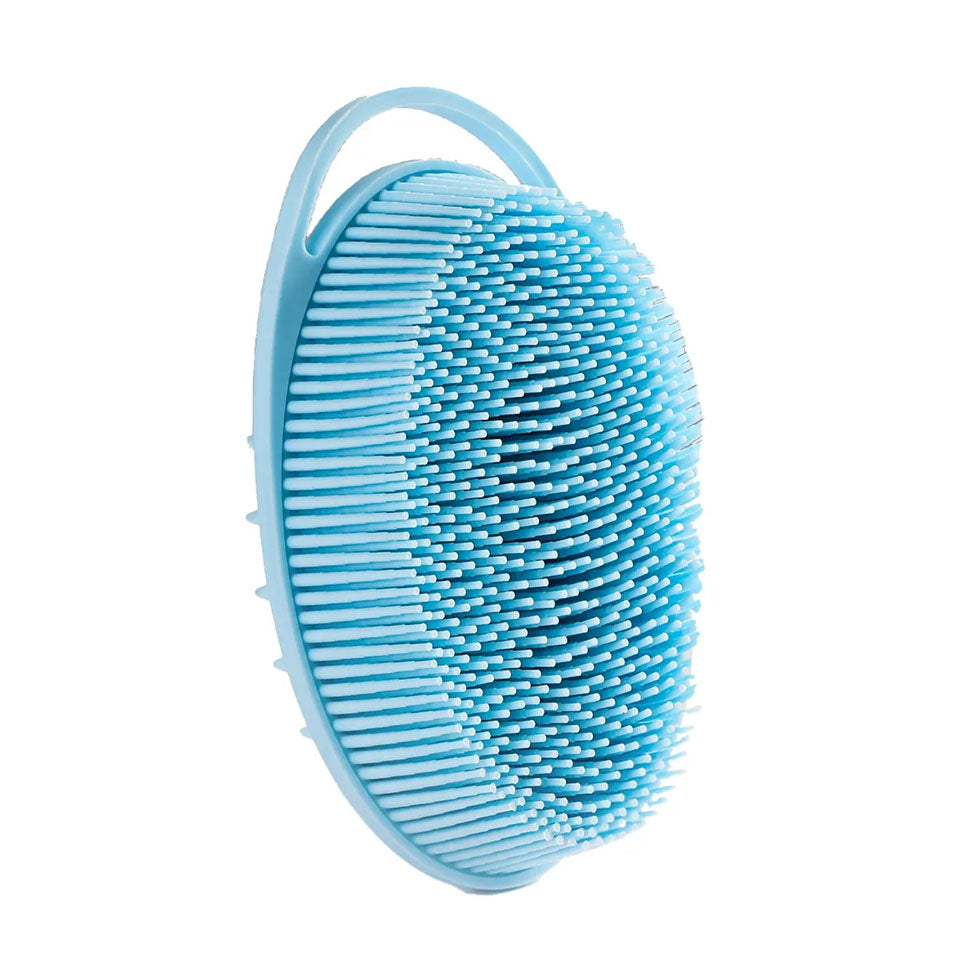 فرشاة السيلكون لتنظيف وتقشير الجسم ومساج الراس 2 في 1 من ميلا |  صيدلية.كوم.