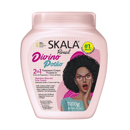 كريم شعر ديفينو بوتاو بخلاصه الكولاجين والكراتين النباتي للشعر المجعد من سكالا 1000 جرام | صيدلية.كوم.