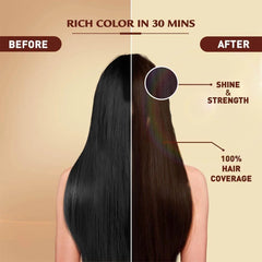 Vatika Hair Dye Oil Fusion 3/0 Dark Brown in 2 - 50 ml
