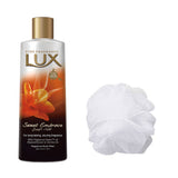 Lux body wash beauty acquisition 250 ml with loofah
