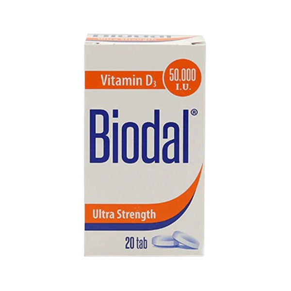 بيودال 50000 وحدة دولية 20 قرص.