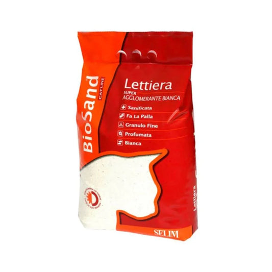 بايو ساند رمل مهد للقطط مطهر ومعطر تكتل ممتاز أبيض 10 لتر |  صيدلية.كوم.