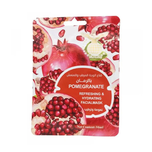 بلاك قناع الوجه المرطب والمنعش بالرمان