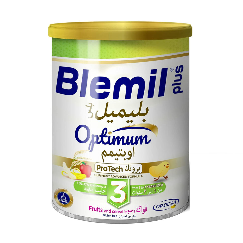 عرض بليميل حليب أطفال بلس اوبتيمم (3) فواكه 400جم *3 | صيدلية.كوم.