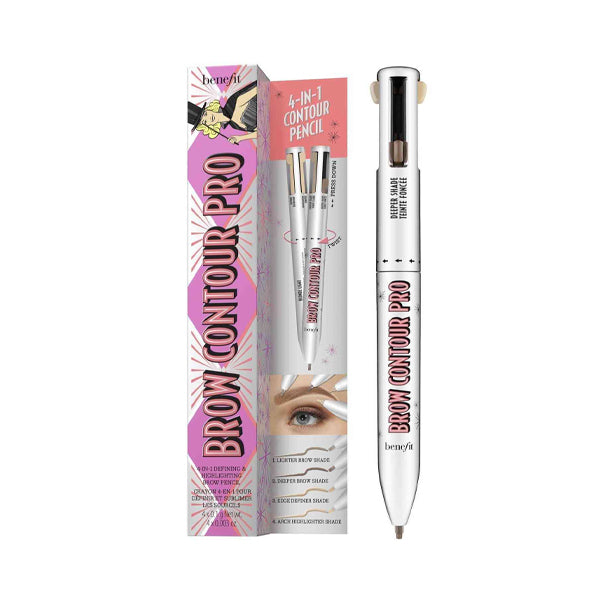 بنفت قلم كونتور للحواجب  بني اسود - داكن.