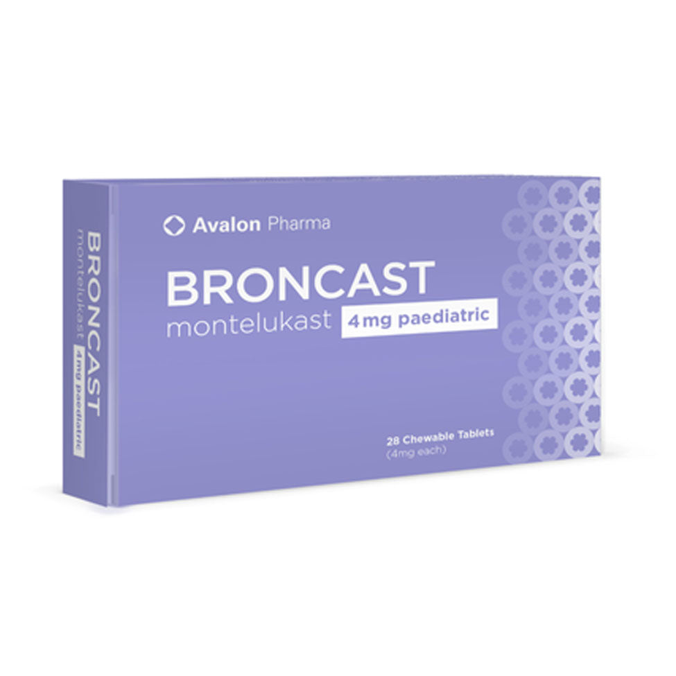 برونكاست 4 مجم 28 قرص قابلة للمضغ