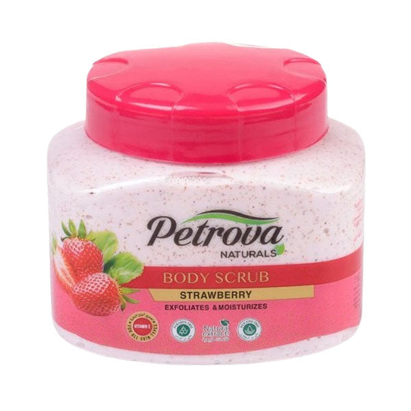 بتروفا مقشر جسم ووجه بالفراولة -500 مجم.