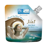 بيو سي قناع طين طبيعي من البحر الميت للوجه و الجسم و الشعر 250 جرام.