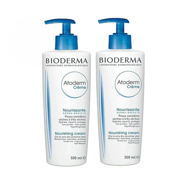 عرض بيوديرما كريم أتوديرم مغذٍ للبشرة 500 مل × 2 عبوة | صيدلية.كوم.