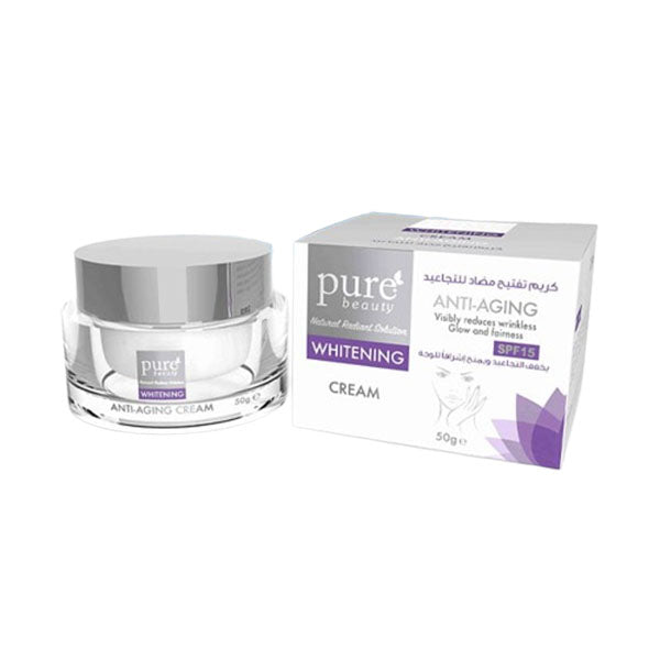 بيور بيوتي كريم تفتيح مضاد للتجاعيد