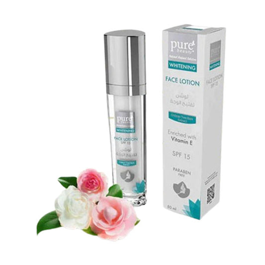 بيور بيوتي لوشن تفتيح مع واقي شمس