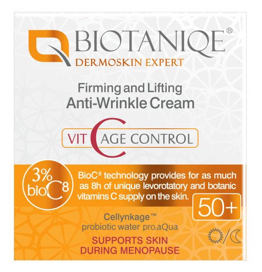 بيوتانيك كريم فيتامين C للتخلص من العلامات الاولى للتجاعيد بعامل حماية من الشمس +50 - 50 مل.