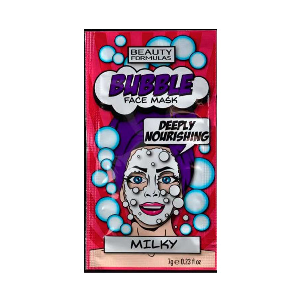 بيوتي فورميلاز قناع الوجه بالفقاعات يغذي بعمق حليبي 7 جم.