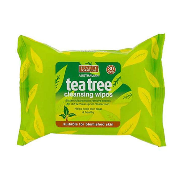 بيوتي فورميلاز مناديل ازالة المكياج شجرة الشاي 30 منديل.