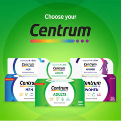 سنتروم مكمل غذائي متعدد الفيتامينات للبالغين 100 حبة | صيدلية.كوم.