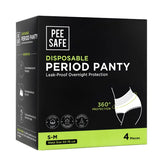 Pee Safe Gloves for Single Use Small to Medium Size 4 Pieces