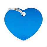 ماي فاميلي قلادة قلب كبير أزرق من الألومنيوم | صيدلية.كوم.