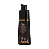 Laser White Shampoo Hair Dye with Argan Oil Black 200 ml