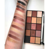 Revolution Reloaded Velvet Rose Eyeshadow Palette 15 Colors