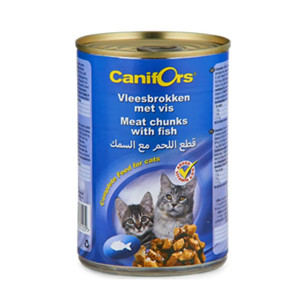 كانيفورس طعام رطب معلبات قطط سمك 410 جم |  صيدلية.كوم.