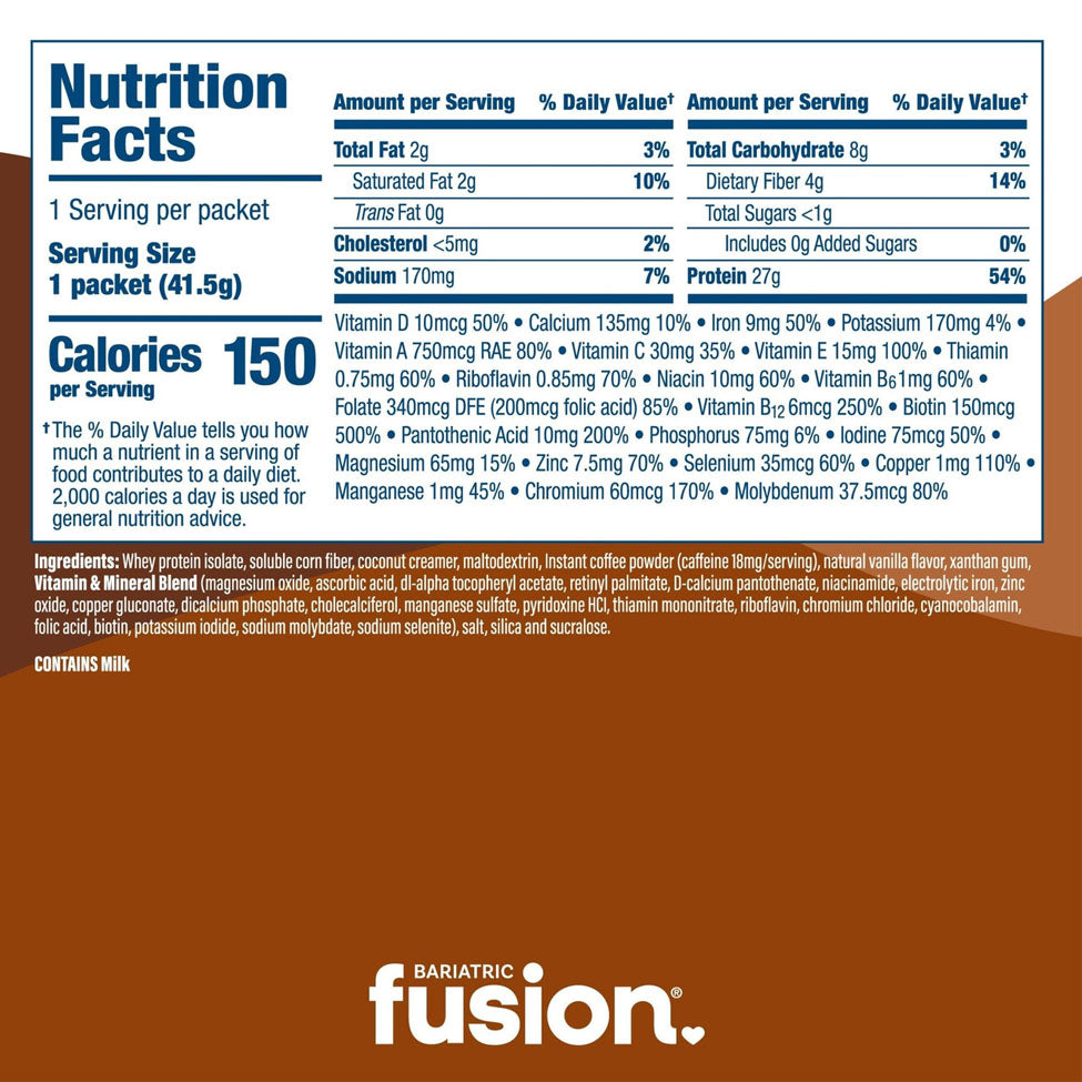 برياتريك فيوجن وجبة بروتين نكهة القهوة 42.1 جم |  صيدلية.كوم.