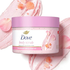 Dove Body Scrub with Himalayan Salt and Rose Oil Extract 298 g