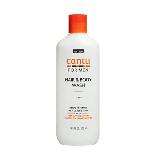 Cantu Men's 3 in 1 Shampoo & Conditioner and Body Wash 400 ml
