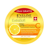 ايفلين كريم اكسترا سوفت 5% فيتامين سي نياسيناميد لاشراقة الوجه والجسم 200 مل