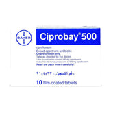 Ciprobay 500 mg 10 Tablets