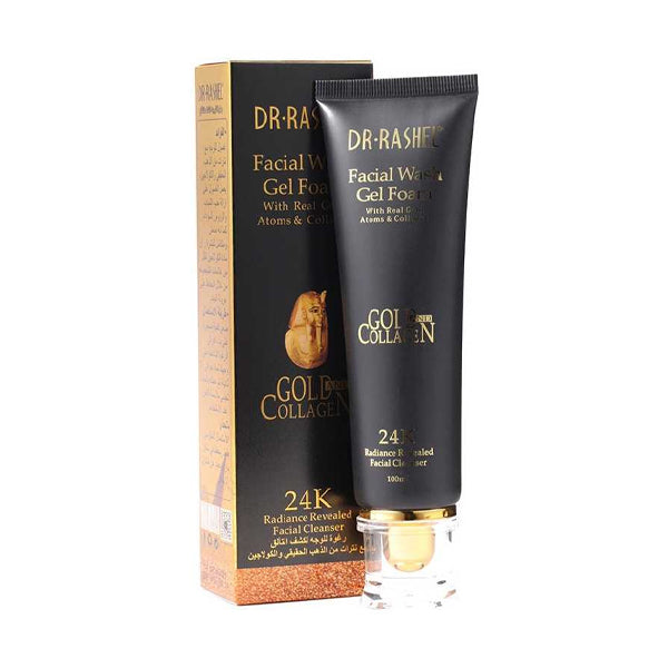د. راشيل غسول جل رغوي للوجه بالكولاجين والذهب
