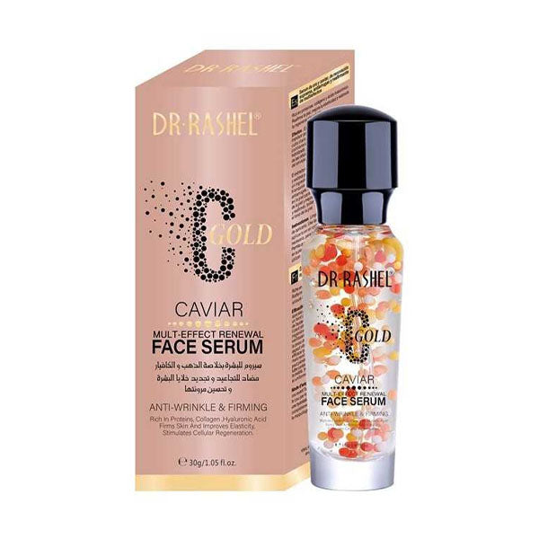 د. راشيل سيروم الذهب والكافيار لمقاومة التجاعيد