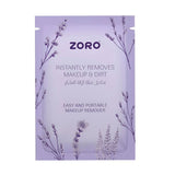 ZORO Lavender Makeup Remover Wipes 20 Wipes