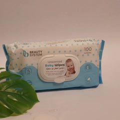 مناديل اطفال غير معطرة 100 منديل من بيوتي سيستم