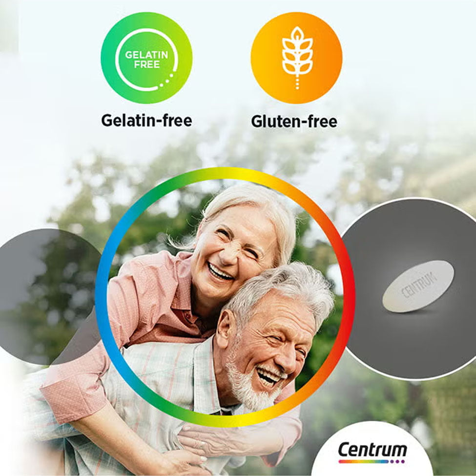 سنتروم الفضي مكمل غذائي متعدد الفيتامينات للبالغين 100 حبة | صيدلية.كوم.